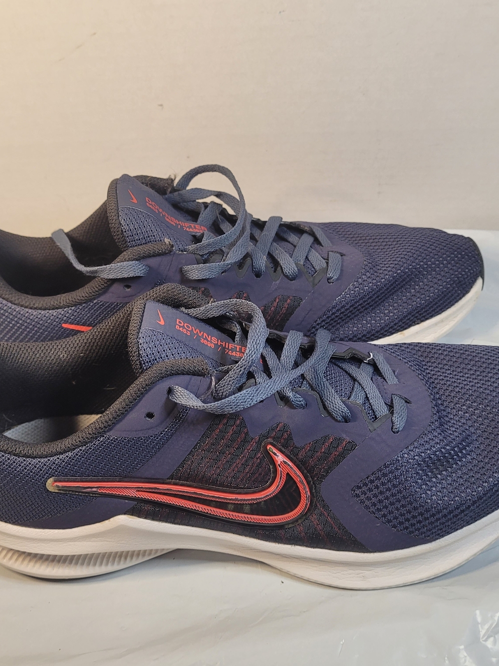Mens Nike Downshifter Size 9.5 Dark Blue Running Shoes (S2)